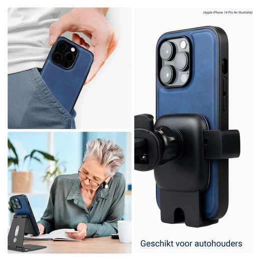 Rosso Element Uitneembaar 2-in-1 Samsung Galaxy A56 Hoesje Blauw afbeelding 9