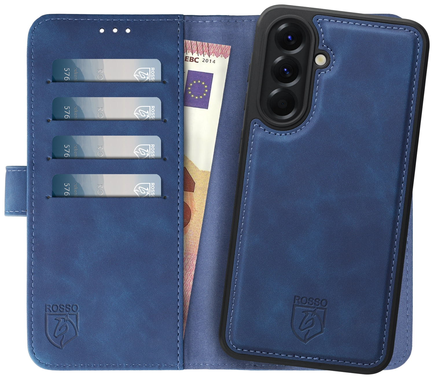 Rosso Element Uitneembaar 2-in-1 Samsung Galaxy A56 Hoesje Blauw afbeelding 1