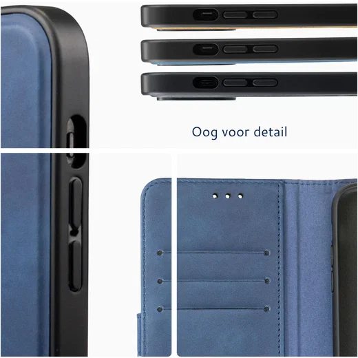 Rosso Element Uitneembaar 2-in-1 Apple iPhone 17e / 16e Hoesje Blauw afbeelding 7