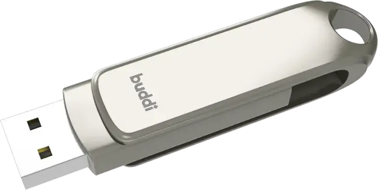 Buddi USB-A en USB-C Stick Dual Geheugenstick 128GB Grijs (3-Pack) afbeelding 11
