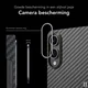 NEKIT Fiber Samsung Galaxy S25 Edge Hoesje MagSafe / Qi2 Kevlar Dun Zwart afbeelding 4