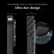 NEKIT Fiber Samsung Galaxy S25 Edge Hoesje MagSafe / Qi2 Kevlar Dun Zwart afbeelding 5