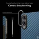 NEKIT Fiber Samsung Galaxy S25 Edge Hoesje MagSafe / Qi2 Kevlar Dun Blauw afbeelding 4