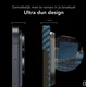 NEKIT Fiber Samsung Galaxy S25 Edge Hoesje MagSafe / Qi2 Kevlar Dun Blauw afbeelding 5