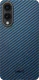 NEKIT Fiber Samsung Galaxy S25 Edge Hoesje MagSafe / Qi2 Kevlar Dun Blauw afbeelding 14
