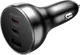4Smarts Auto Lader VoltRoad Ultimate 2X USB-C 1X USB-A 160W Zwart afbeelding 1