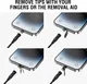 4smarts USB-C naar USB-C 240W Magnetische Oplaad Kabel PD 1.8 Meter Zwart afbeelding 8
