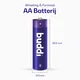 Buddi Oplaadbare AA Batterijen 2.800 mAh 1.2V 24 Stuks afbeelding 4