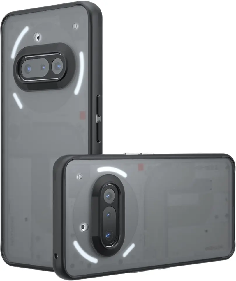 Nothing Phone (3a) Hoesje Matte Back Cover Zwart afbeelding 1