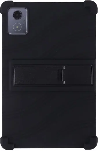 Lenovo Tab K11 Plus Kinder Tablethoes Siliconen met Kickstand Zwart afbeelding 2