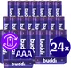 Buddi Oplaadbare AAA Batterijen 1.200 mAh 1.2V 24 Stuks