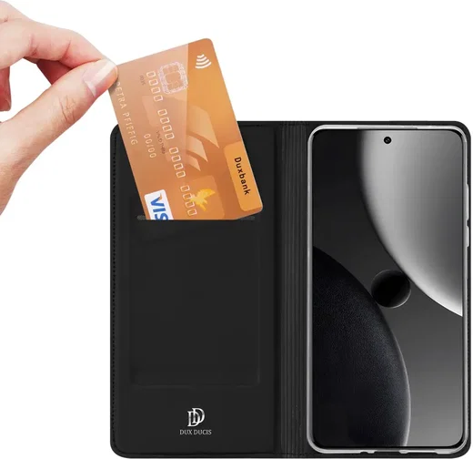 Dux Ducis Skin Pro Xiaomi 15 Ultra Hoesje Portemonnee Book Case Zwart afbeelding 2