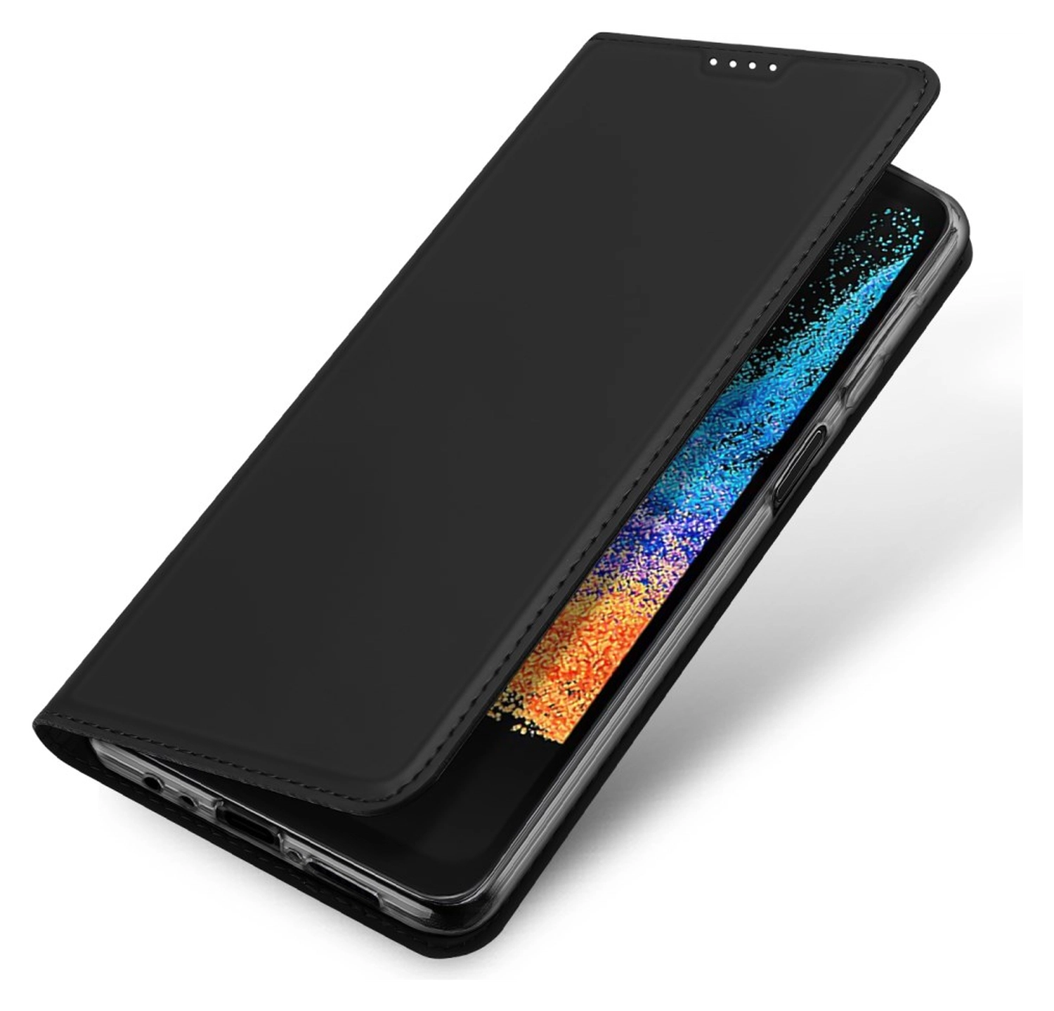 Dux Ducis Skin Pro Samsung Galaxy Xcover 7 Pro Hoesje Portemonnee Zwart afbeelding 1