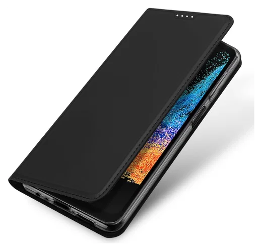 Dux Ducis Skin Pro Samsung Galaxy Xcover 7 Pro Hoesje Portemonnee Zwart afbeelding 1