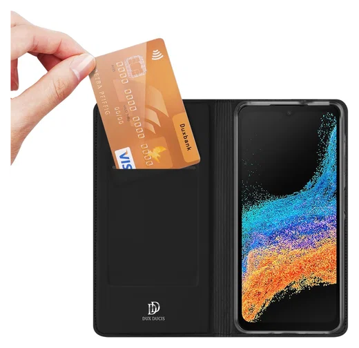 Dux Ducis Skin Pro Samsung Galaxy Xcover 7 Pro Hoesje Portemonnee Zwart afbeelding 2