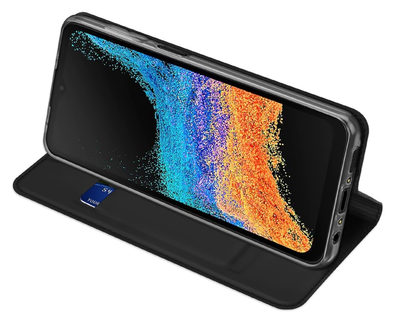 Dux Ducis Skin Pro Samsung Galaxy Xcover 7 Pro Hoesje Portemonnee Zwart afbeelding 6