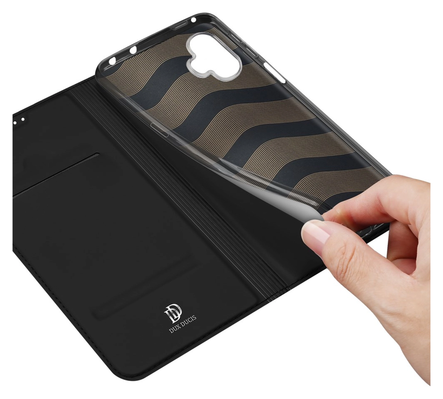 Dux Ducis Skin Pro Samsung Galaxy Xcover 7 Pro Hoesje Portemonnee Zwart afbeelding 8