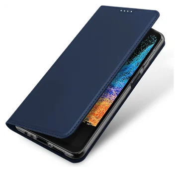 Dux Ducis Skin Pro Samsung Galaxy Xcover 7 Pro Hoesje Portemonnee Blauw