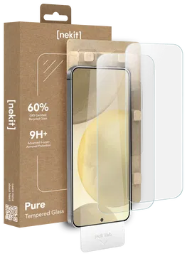 NEKIT Pure Samsung Galaxy S24 Plus Tempered GRS Glass Installatiebox (2-Pack)
