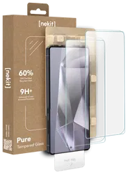 NEKIT Pure Samsung Galaxy S24 Ultra Tempered GRS Glass Installatiebox (2-Pack) afbeelding