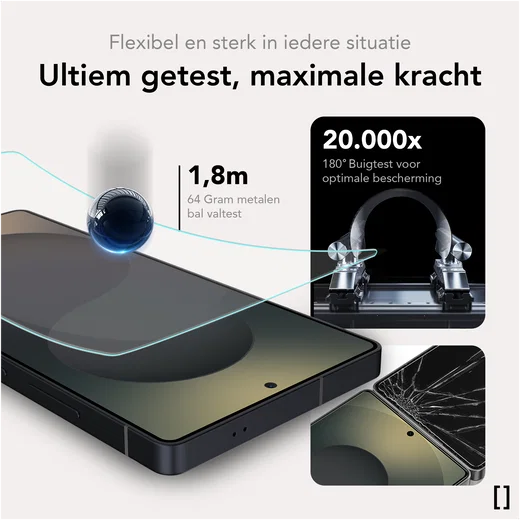NEKIT Pure Samsung Galaxy S24 Ultra Tempered GRS Glass Installatiebox (2-Pack) afbeelding 4