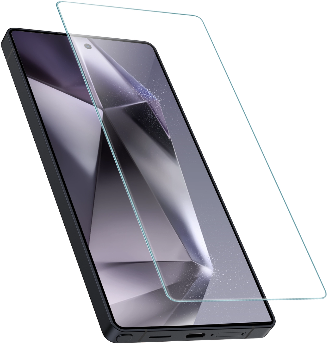 NEKIT Pure Samsung Galaxy S24 Ultra Tempered GRS Glass Installatiebox (2-Pack) afbeelding 2