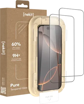 NEKIT Pure Apple iPhone 16 Pro Max Tempered GRS Glass Installatiebox (2-Pack)