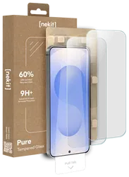 NEKIT Pure Samsung Galaxy S25 Tempered GRS Glass Installatiebox (2-Pack) afbeelding