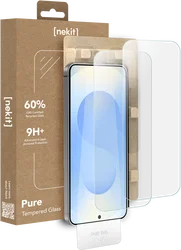 NEKIT Pure Samsung Galaxy S25 Plus Tempered GRS Glass Installatiebox (2-Pack) afbeelding