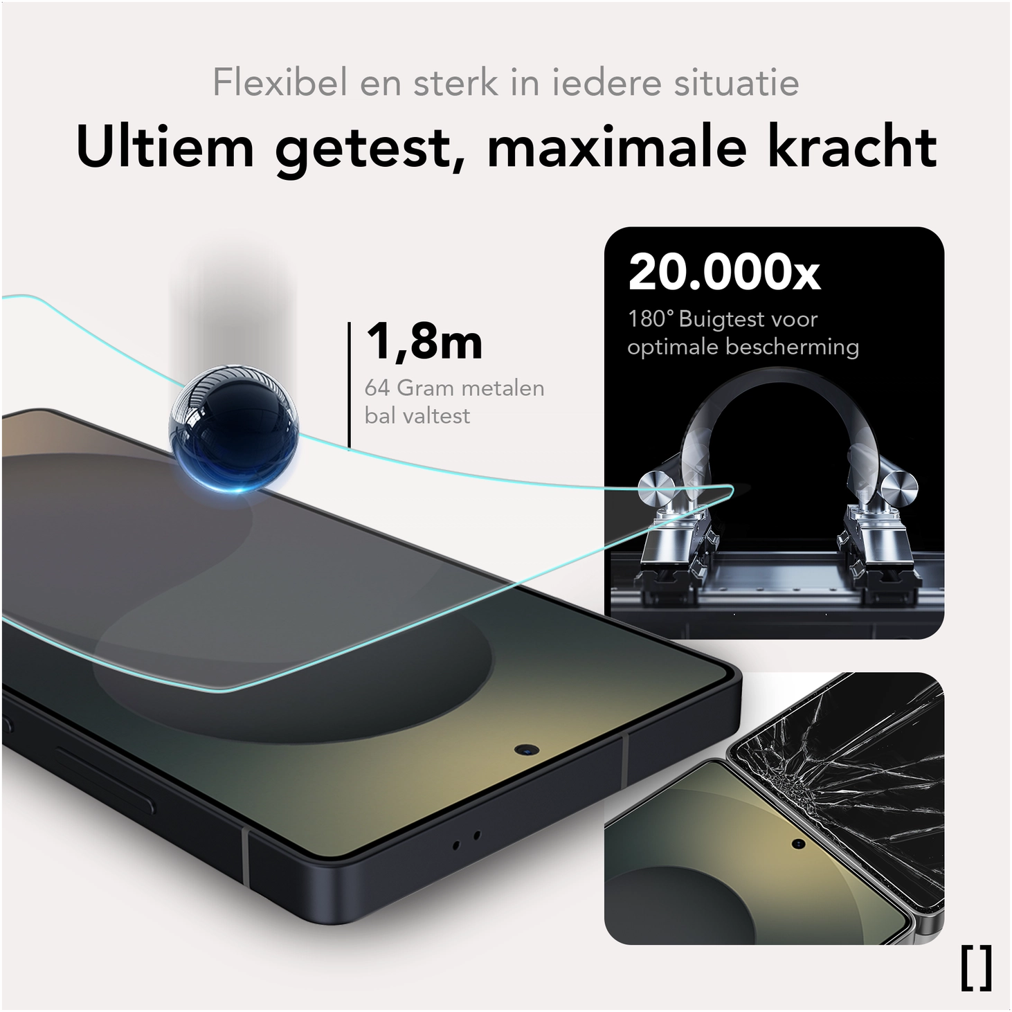 NEKIT Pure Samsung Galaxy S25 Plus Tempered GRS Glass Installatiebox (2-Pack) afbeelding 4
