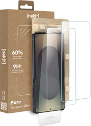 NEKIT Pure Samsung Galaxy S25 Ultra Tempered GRS Glass Installatiebox (2-Pack) afbeelding