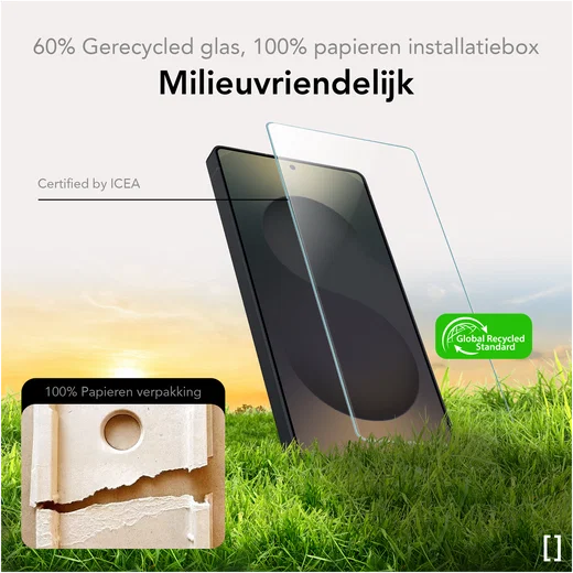 NEKIT Pure Samsung Galaxy S25 Ultra Tempered GRS Glass Installatiebox (2-Pack) afbeelding 5