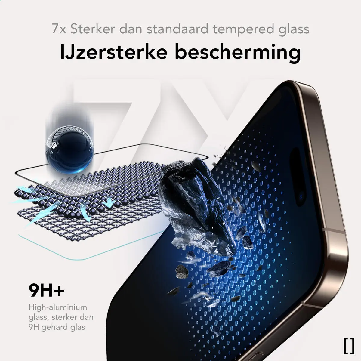 NEKIT Pure iPhone 17e/16e/14/13 Pro Tempered GRS Glass Installatiebox (2-Pack) afbeelding 7
