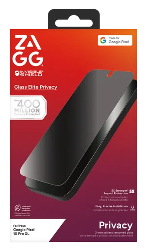 ZAGG InvisibleShield Glass Privacy Google Pixel 10 Pro XL / 9 Pro XL Protector afbeelding 1