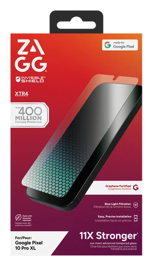 ZAGG InvisibleShield Glass XTR4 Google Pixel 10 Pro XL/9 Pro XL Screen Protector afbeelding 1