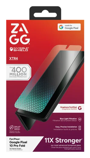 ZAGG InvisibleShield Glass XTR4 Google Pixel 10 Pro Fold Screen Protector afbeelding 1