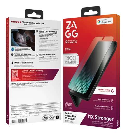 ZAGG InvisibleShield Glass XTR4 Google Pixel 10 Pro Fold Screen Protector afbeelding 5