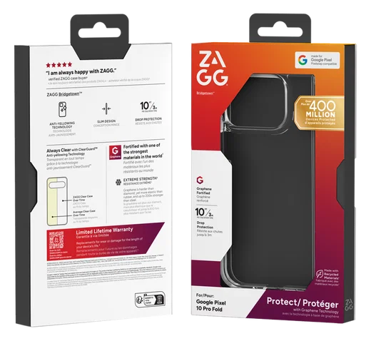 ZAGG Bridgetown Google Pixel 10 Pro Fold Hoesje Back Cover Transparant afbeelding 9