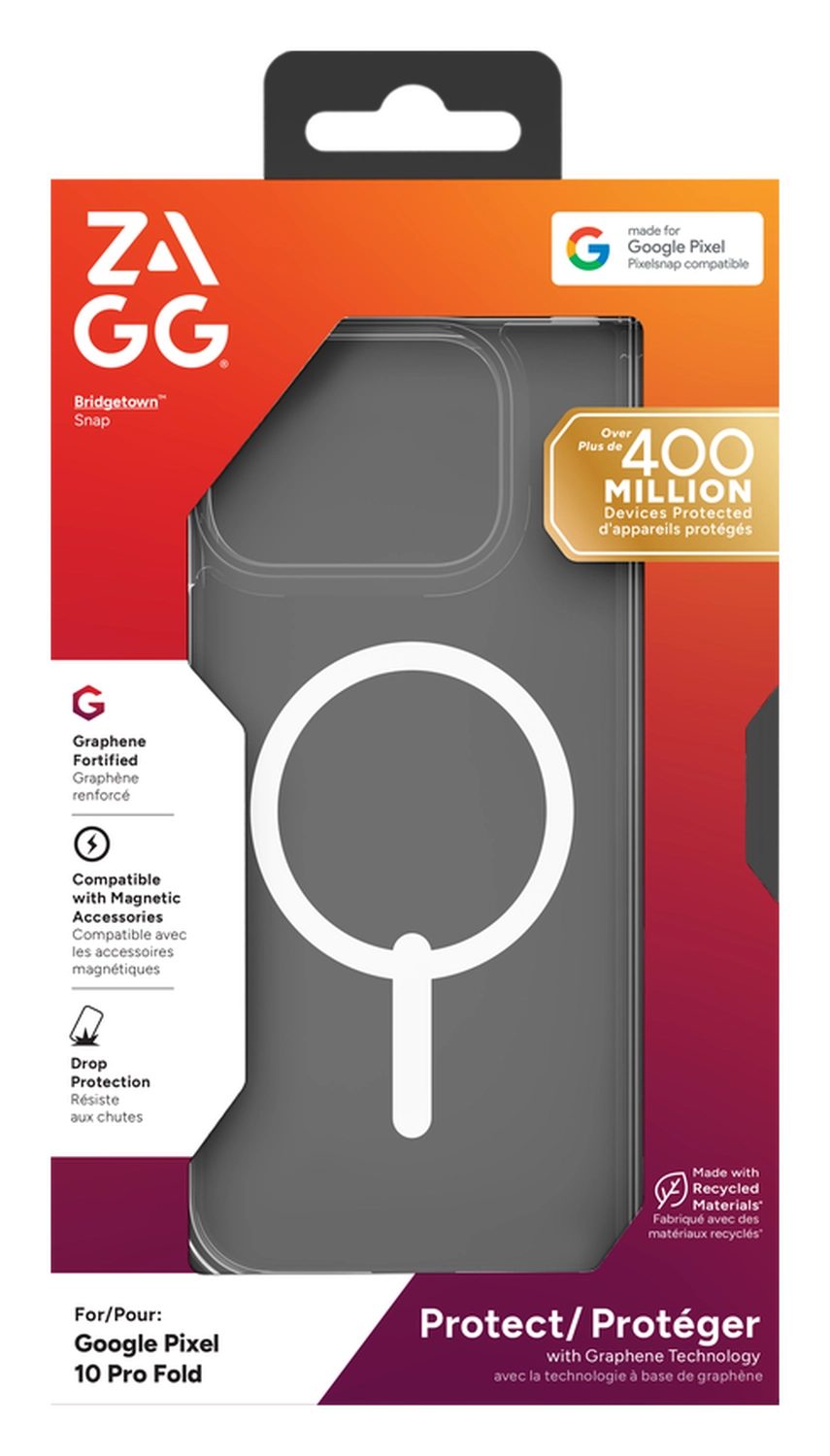 ZAGG Bridgetown Snap Google Pixel 10 Pro Fold Hoesje MagSafe Transparant afbeelding 1