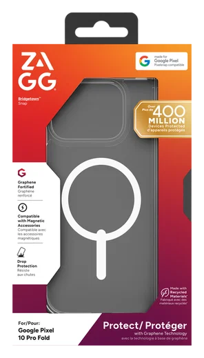 ZAGG Bridgetown Snap Google Pixel 10 Pro Fold Hoesje MagSafe Transparant afbeelding 1