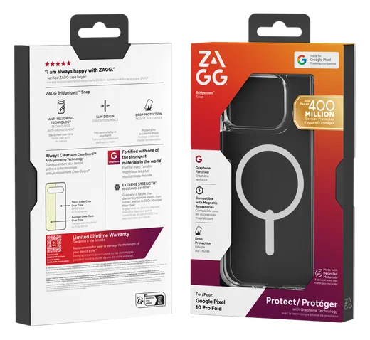 ZAGG Bridgetown Snap Google Pixel 10 Pro Fold Hoesje MagSafe Transparant afbeelding 9