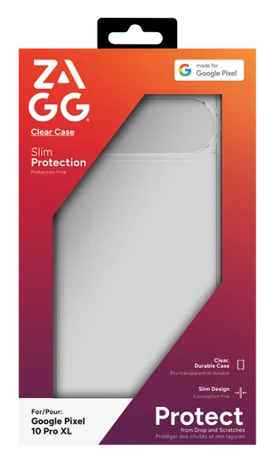 ZAGG Clear Case Google Pixel 10 Pro XL Hoesje Back Cover Transparant afbeelding 2