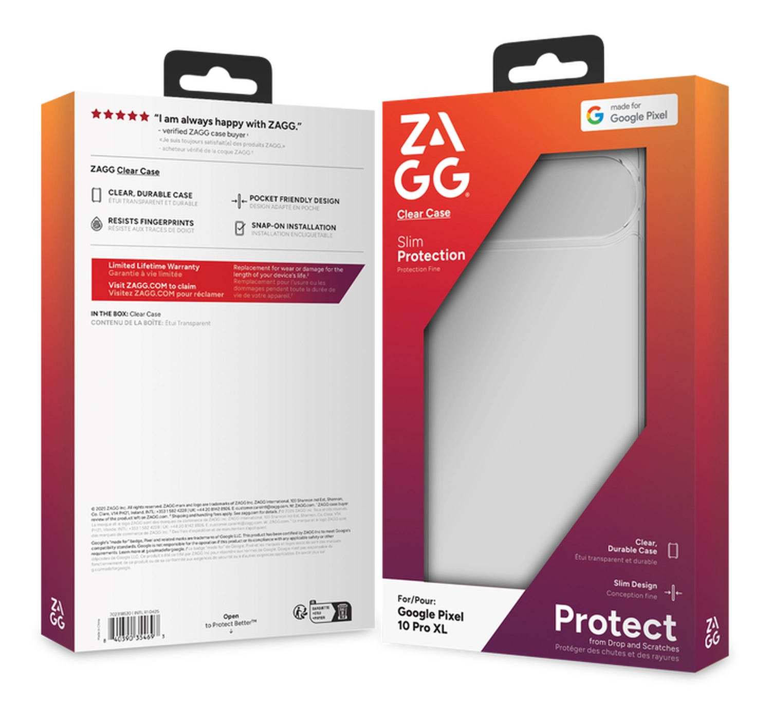 ZAGG Clear Case Google Pixel 10 Pro XL Hoesje Back Cover Transparant afbeelding 9