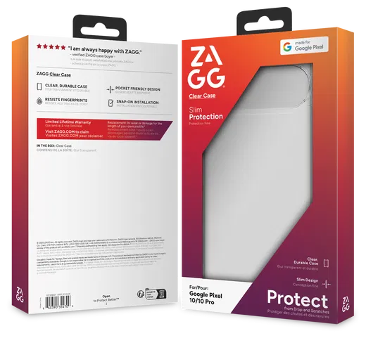 ZAGG Clear Case Google Pixel 10 / 10 Pro Hoesje Back Cover Transparant afbeelding 6
