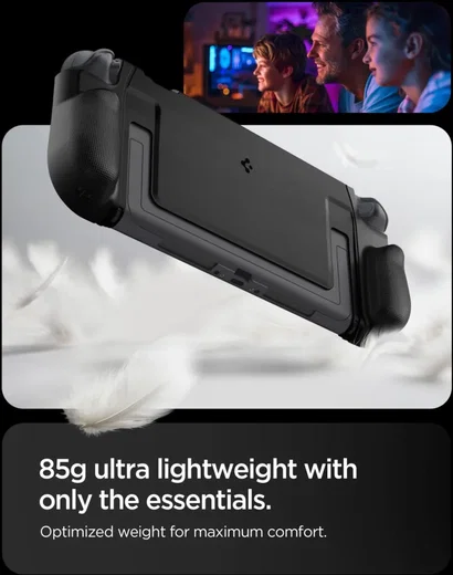 Spigen Dual Grip Nintendo Switch 2 Hoesje met Standaard Case Zwart afbeelding 5