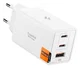 Spigen Essential EE673EU 67W GaN Snellader USB-A/USB-C met Power Delivery Wit afbeelding 1