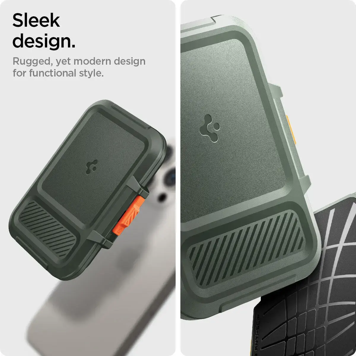 Spigen Lock Fit MagFit MagSafe Portemonee en Kaarthouder voor Pasjes Groen afbeelding 8