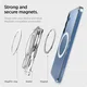 Spigen Ultra Hybrid MagFit+ MagSafe Kaarthouder Transparant afbeelding 5