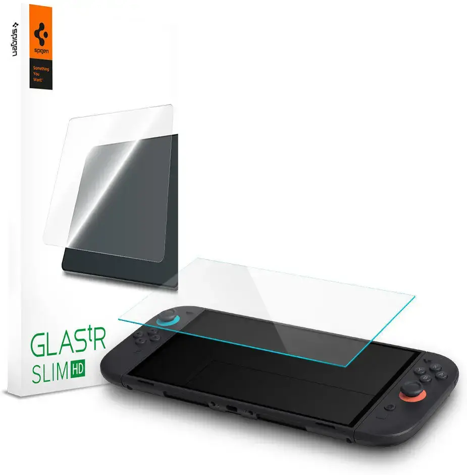 Spigen Glas.tR Slim Nintendo Switch 2 Screen Protector Tempered Glass (2-Pack) afbeelding 1