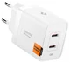 Spigen Essential EE472EU 47W GaN USB-C Snellader Power Delivery Adapter Wit afbeelding 1